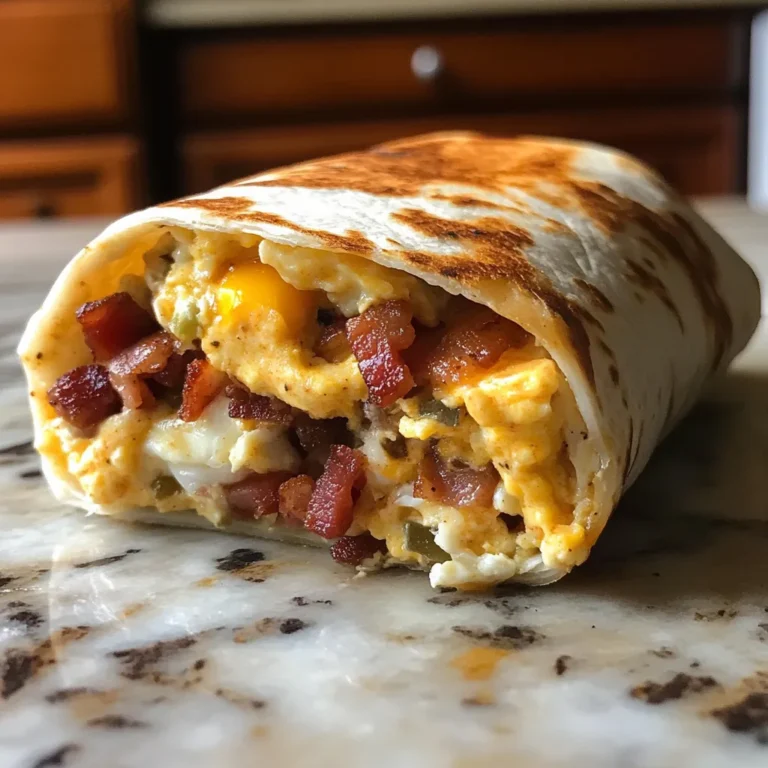 Photo of featured for Sizzling Mornings: The Ultimate Bacon Egg Cheese Breakfast Burrito Delight