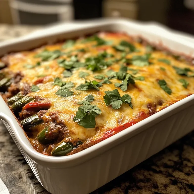 Photo of featured for Savor the Flavor: Easy Baked Beef Chiles Rellenos Casserole Delight
