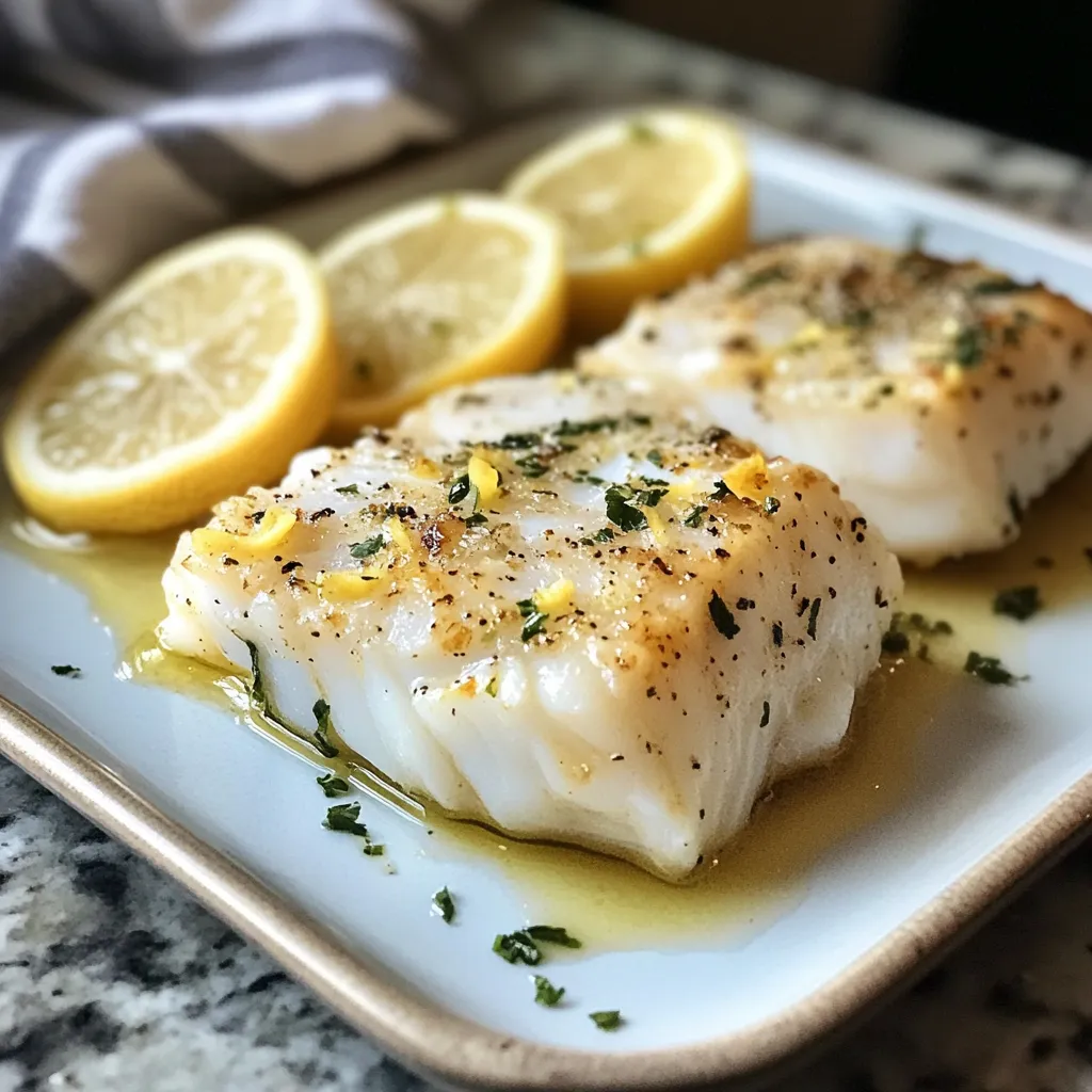 Photo of featured for Zesty Baked Cod with Lemon and Garlic: A Flavorful Delight for Seafood Lovers