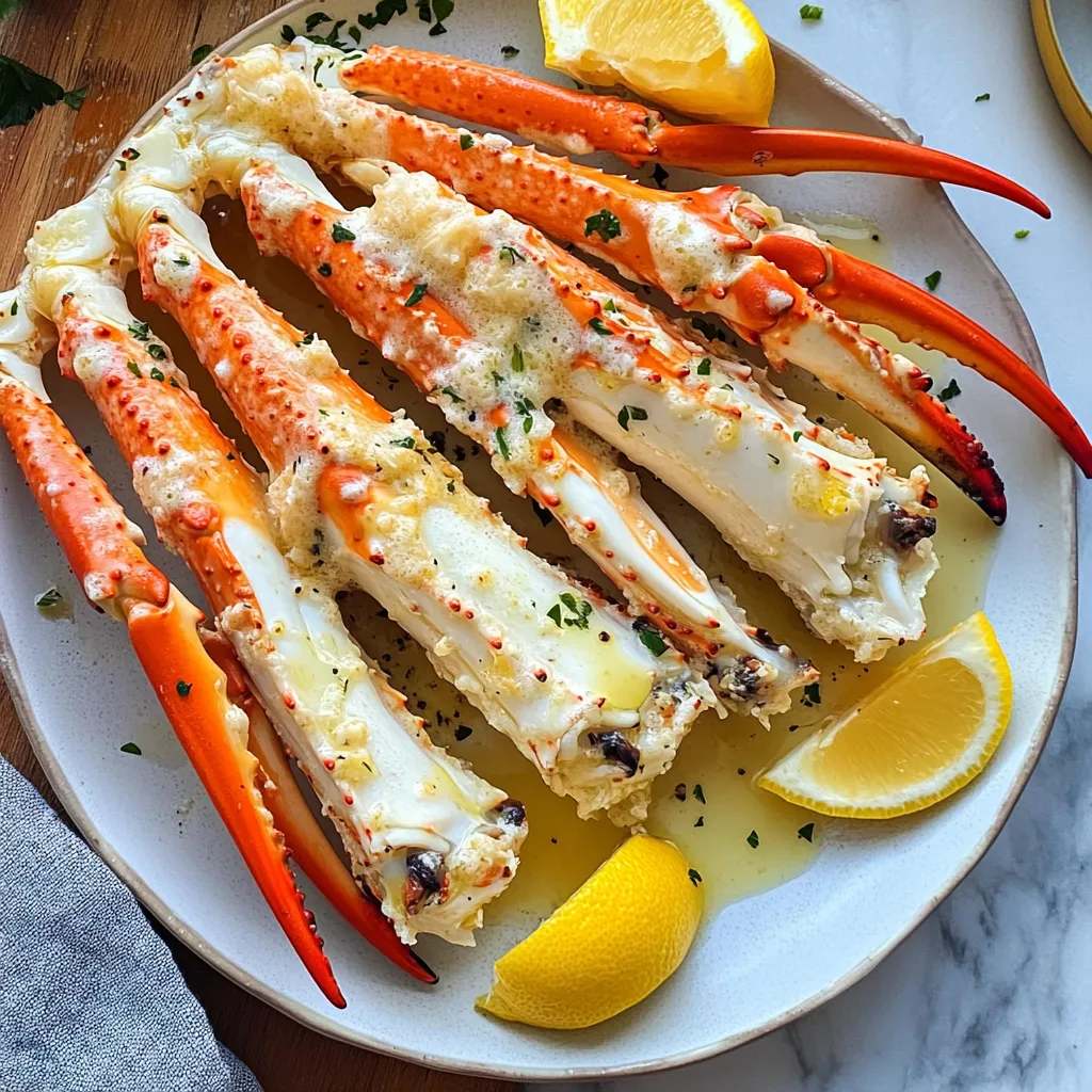 Photo of featured for Savor the Ocean: Irresistible Baked Crab Legs in Luxurious Butter Sauce