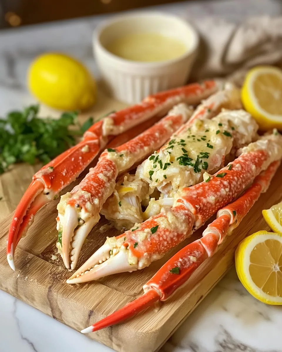 Ingredients for Savor the Ocean: Irresistible Baked Crab Legs in Luxurious Butter Sauce