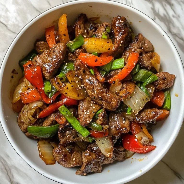 Photo of featured for Savor the Spice: Irresistible Black Pepper Beef Stir-Fry Recipe
