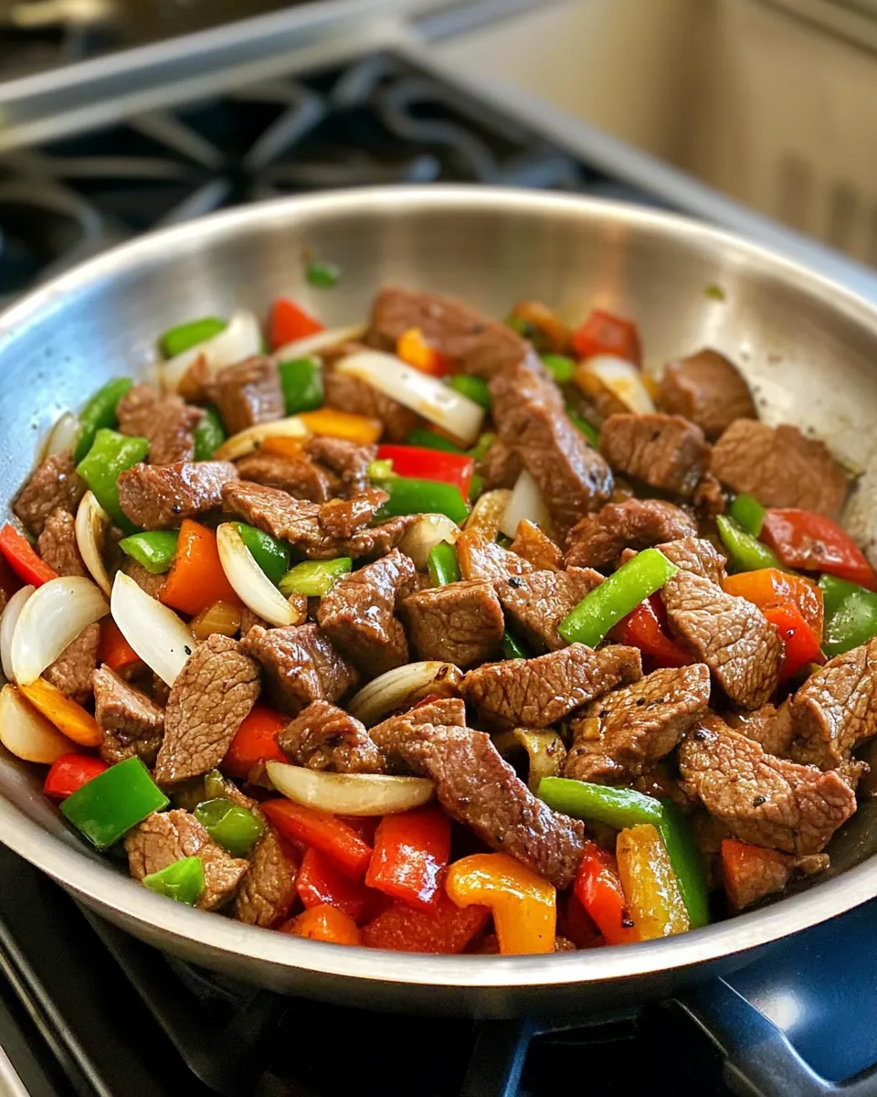 Ingredients for Savor the Spice: Irresistible Black Pepper Beef Stir-Fry Recipe