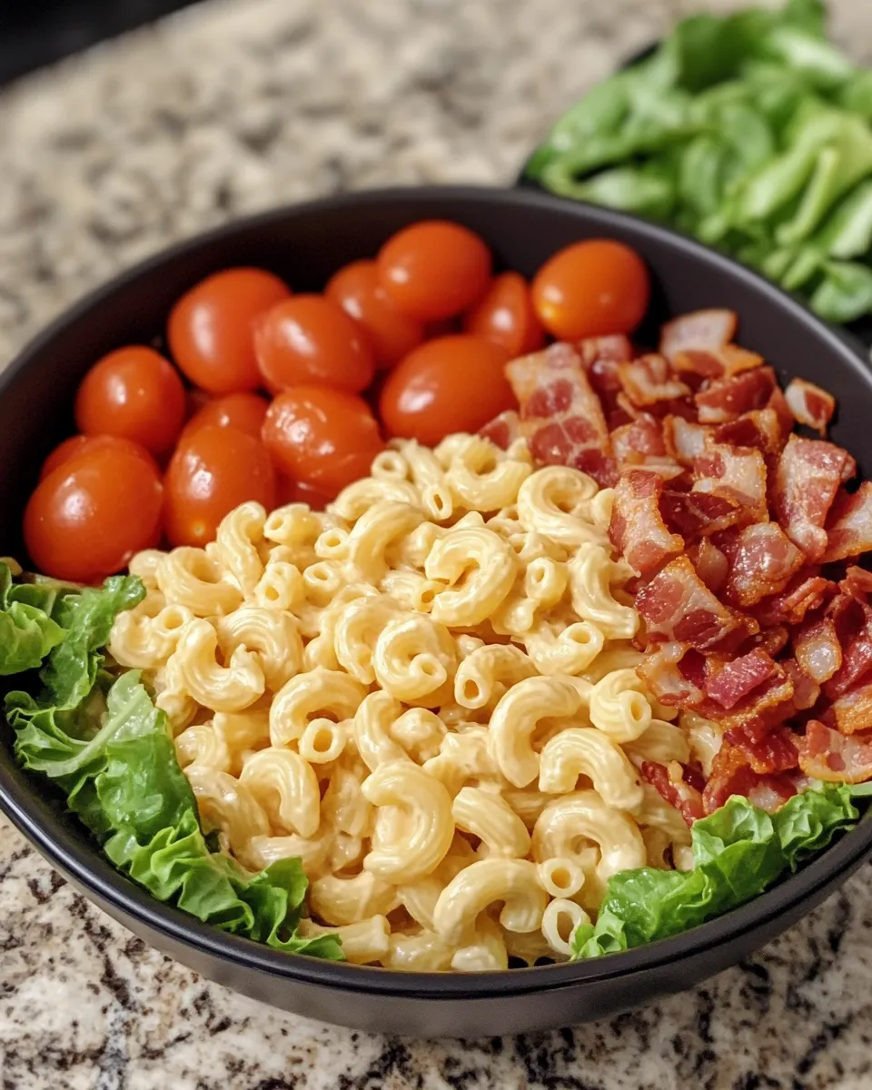 Ingredients for Savor the Summer: Irresistible BLT Macaroni Salad Recipe