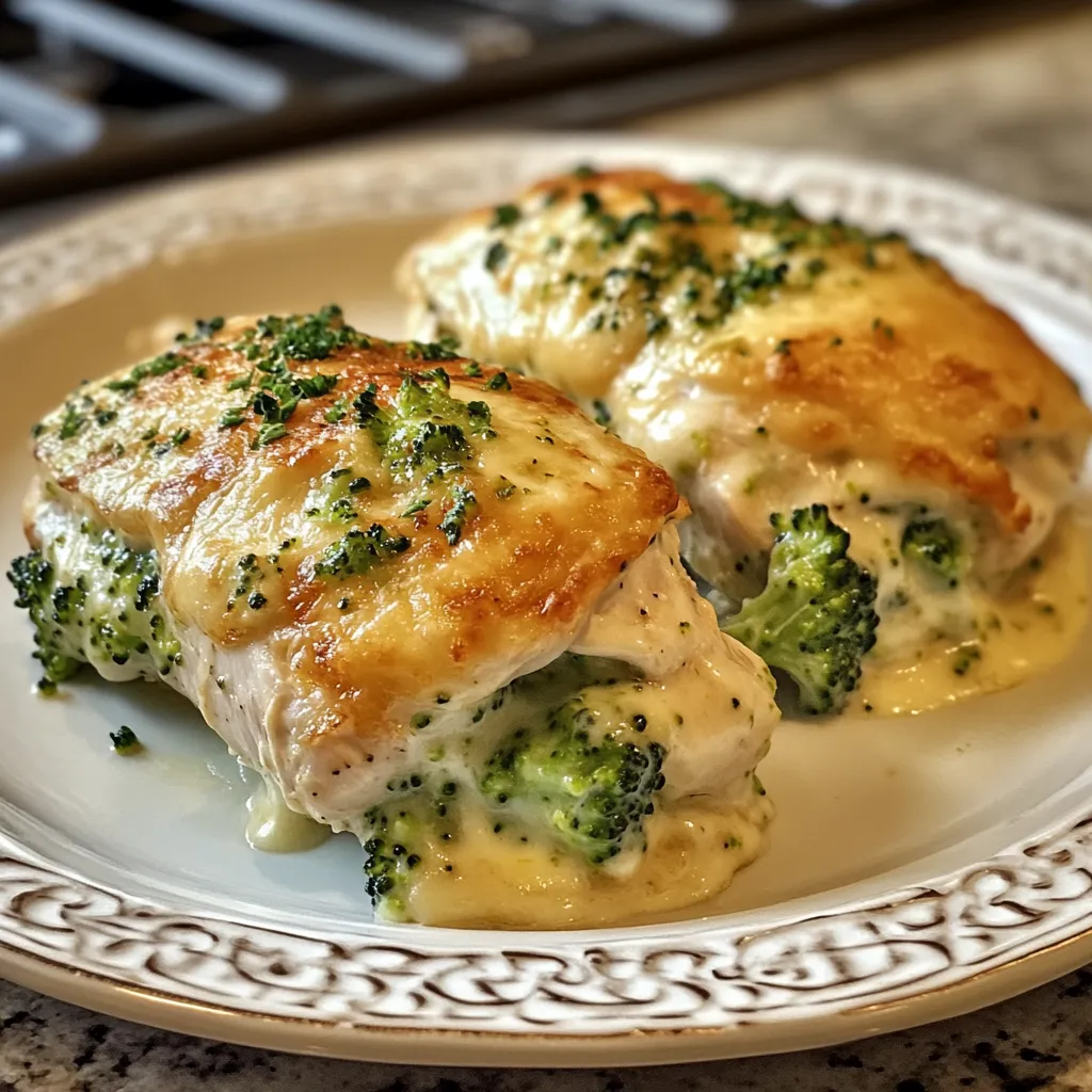 Photo of featured for Irresistibly Cheesy: Broccoli and Cheese Stuffed Chicken Delight