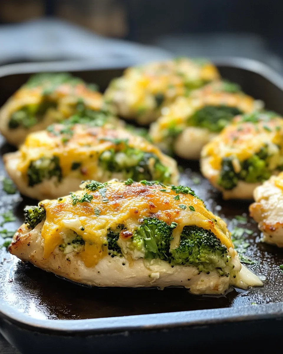 Ingredients for Irresistibly Cheesy: Broccoli and Cheese Stuffed Chicken Delight