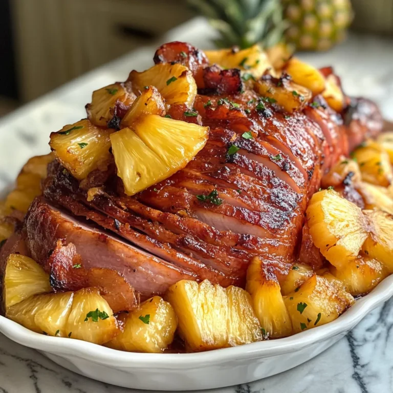 Photo of featured for Irresistibly Sweet and Savory Brown Sugar Pineapple Ham Bake Delight