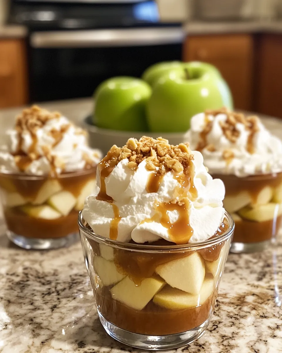 Ingredients for Indulge in Fall: Irresistible Caramel Apple Dessert Cups Recipe