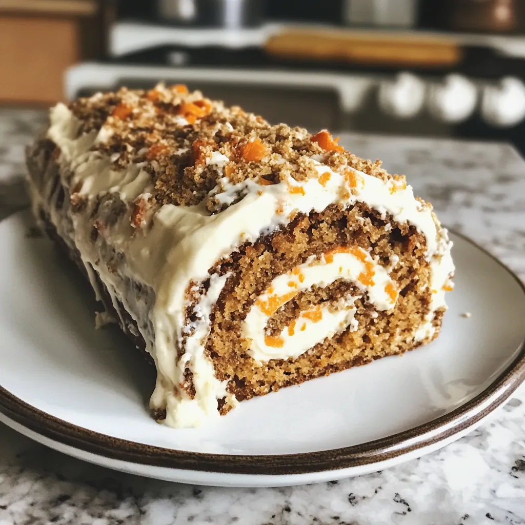 Photo of featured for Irresistible Carrot Cake Roll with Cream Cheese: A Delightful Twist on a Classic Dessert