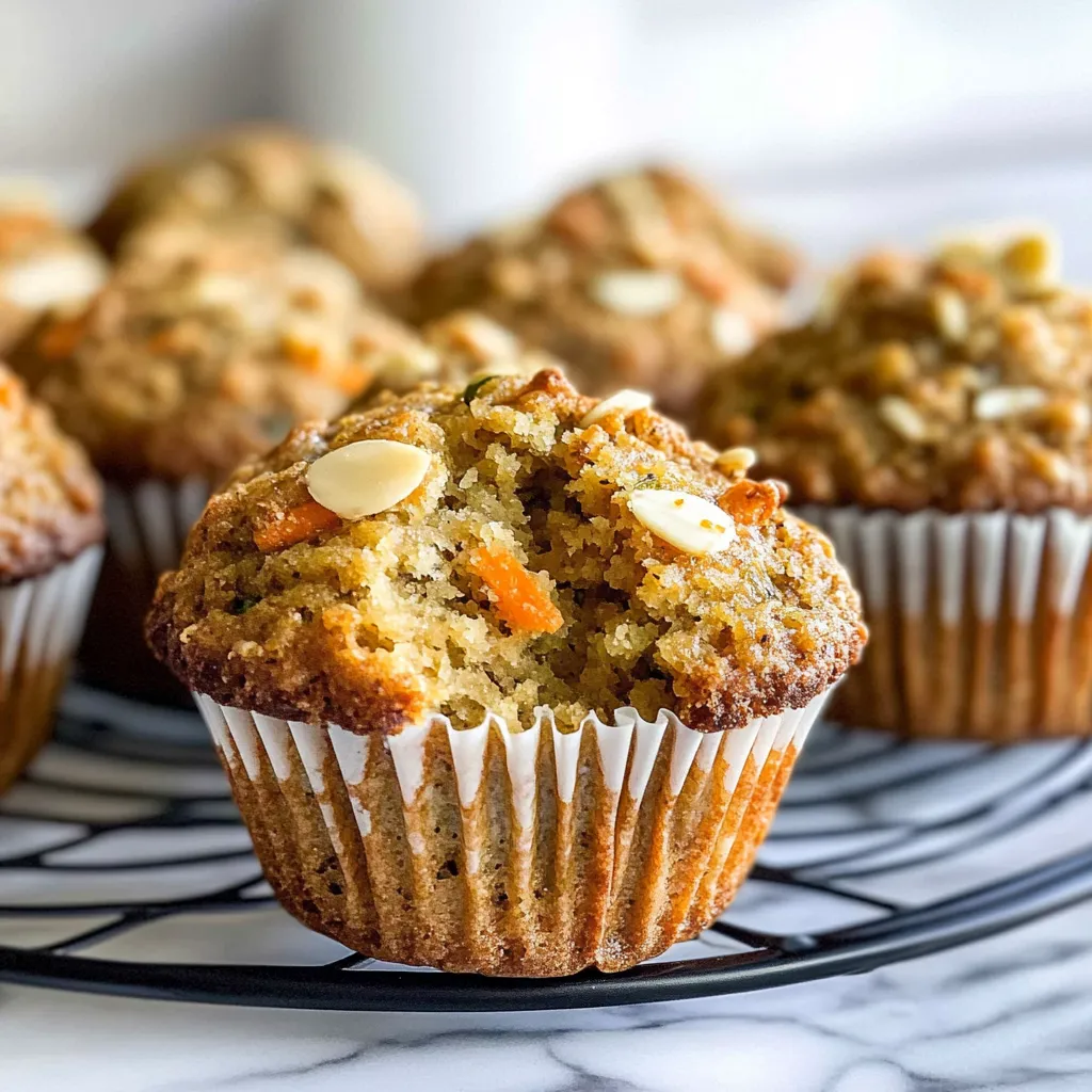 Photo of featured for Deliciously Moist Carrot Cake Zucchini Muffins You Need to Try