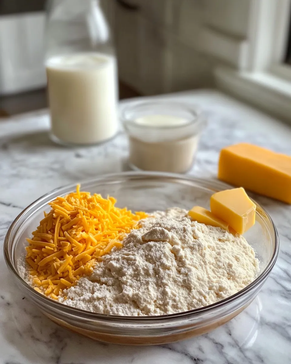Ingredients for Cheesy Sausage Biscuit Bliss: A Recipe You Can't Resist