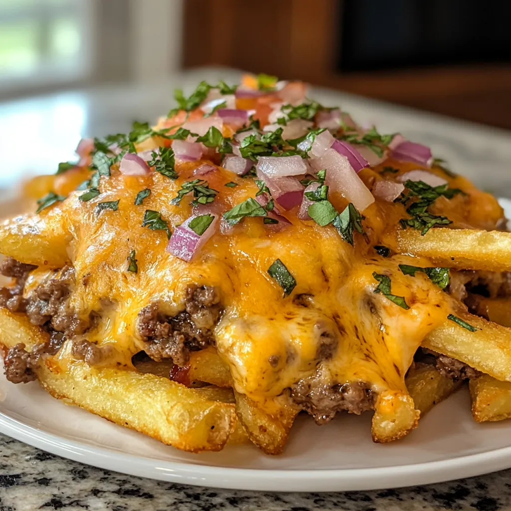 Photo of featured for Irresistible Cheeseburger French Fry Bake: A Comfort Food Delight