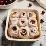 Photo of featured for Sweet Indulgence: Cherry Cinnamon Rolls with a Luscious Homemade Filling