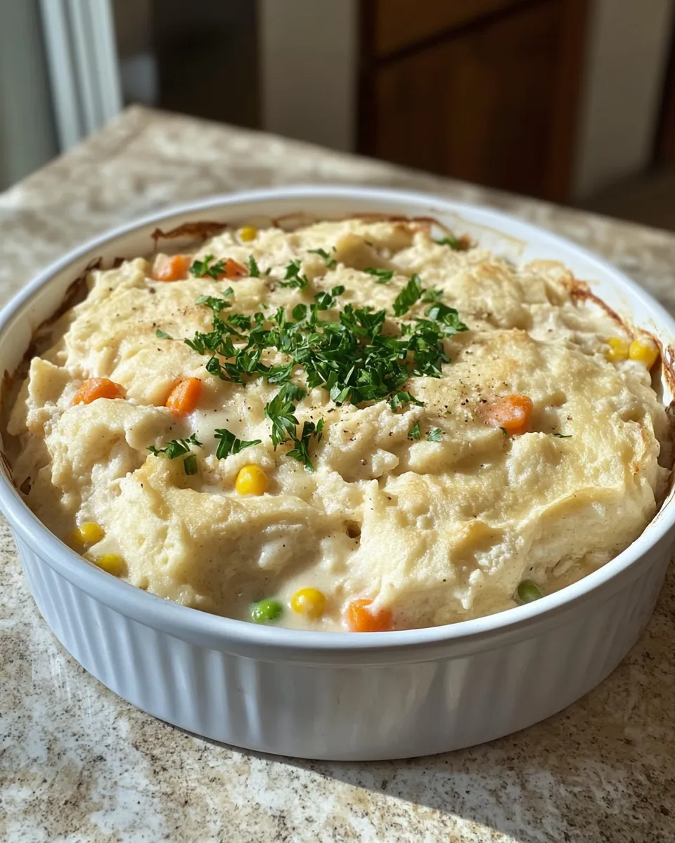Ingredients for Comfort in a Dish: Irresistible Chicken and Dumpling Casserole Delight