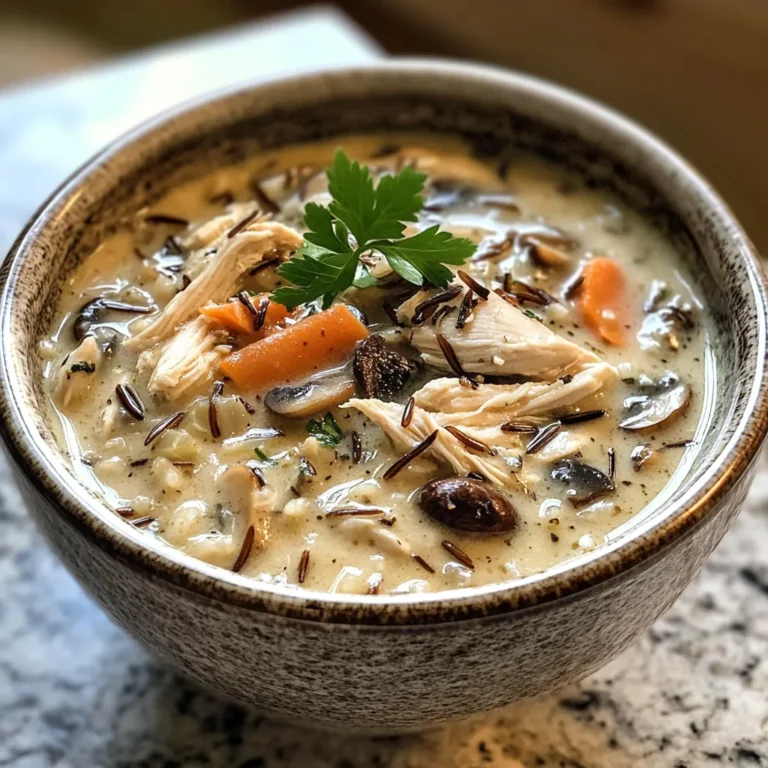 Photo of featured for Hearty and Wholesome: Discover the Comfort of Chicken Mushroom Wild Rice Soup