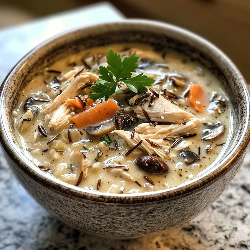 Photo of featured for Hearty and Wholesome: Discover the Comfort of Chicken Mushroom Wild Rice Soup