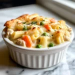 Photo of featured for Creamy Chicken Pot Pie Pasta: A Cozy Twist on a Classic Favorite