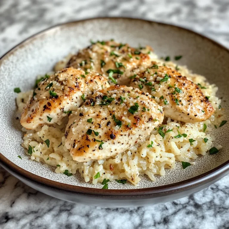 Photo of featured for Savor the Flavor: Chicken Scampi Garlic Parmesan Rice Delight