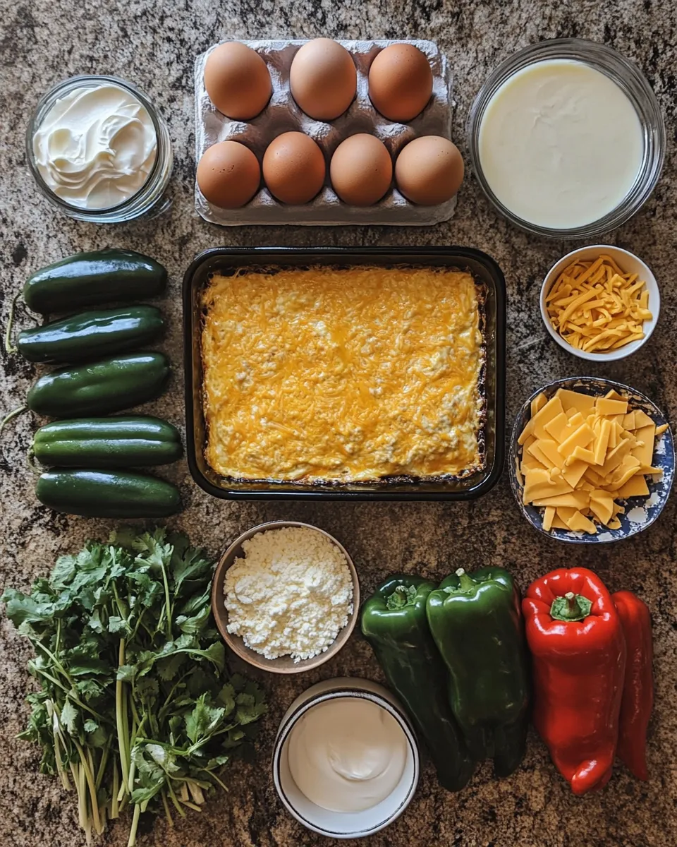 Ingredients for Savor the Layers: A Delicious Dive into Chili Relleno Casserole