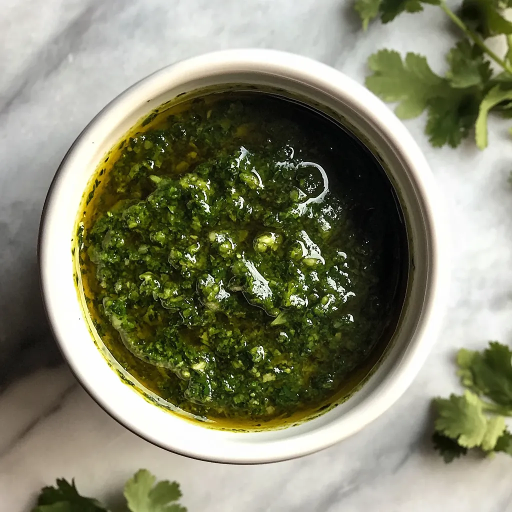 Photo of featured for Zesty Cilantro Chimichurri Sauce: Elevate Your Dishes with a Flavorful Twist