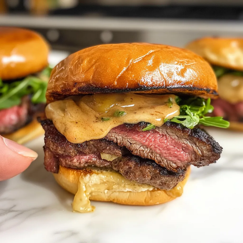 Photo of featured for Saddle Up for Flavor: Irresistible Cowboy Butter Steak Sliders