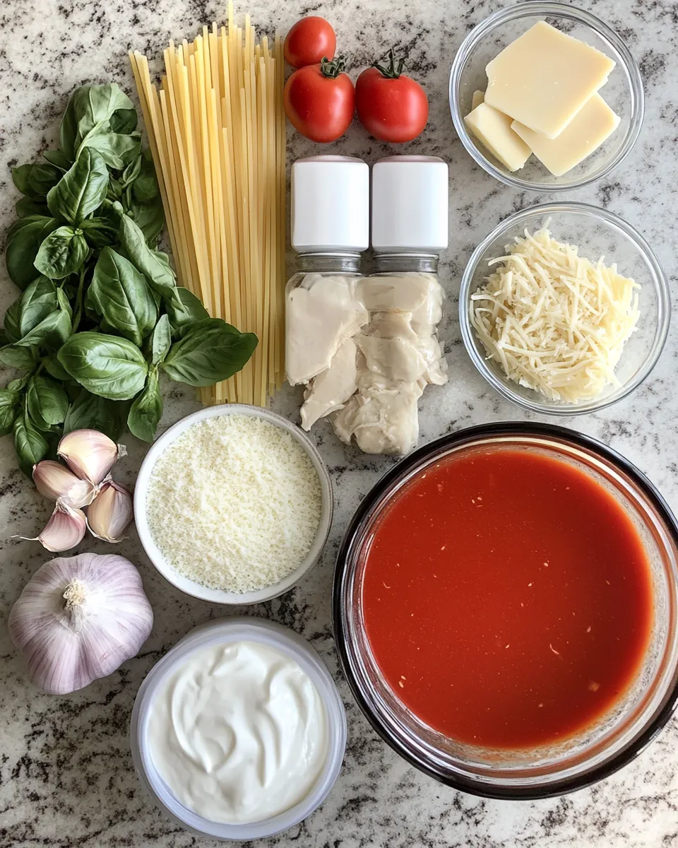 Ingredients for Savor the Comfort: Crockpot Chicken Parmesan Soup That Will Warm Your Soul