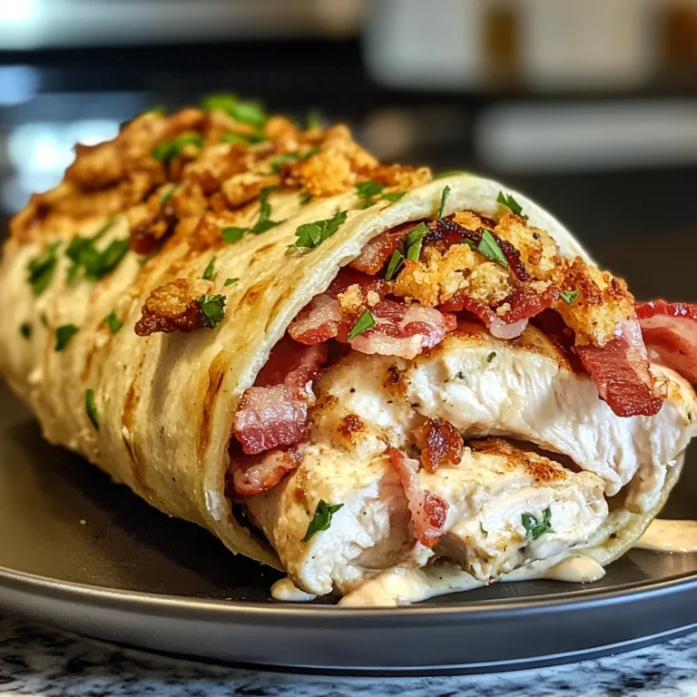 Photo of featured for Wrap It Up: The Ultimate Crunchy Bacon Chicken Ranch Delight