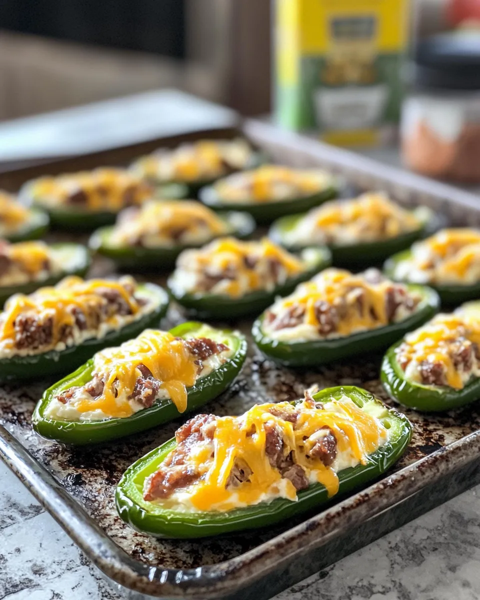 Ingredients for Sizzling Deer Tenderloin Jalapeño Poppers: A Spicy Twist on a Classic Appetizer