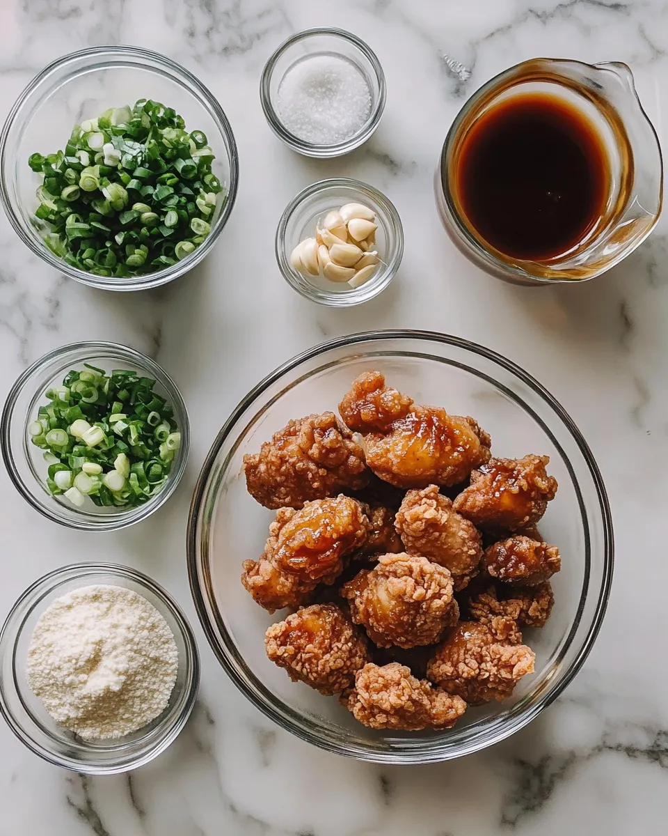 Ingredients for Irresistibly Crispy: Double Crunch Honey Garlic Chicken That Will Make Your Taste Buds Dance