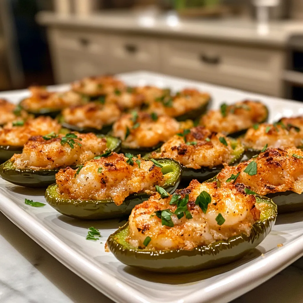 Photo of featured for Ignite Your Taste Buds with Fiery Cajun Shrimp Stuffed Jalapeños