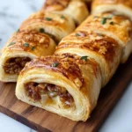 Photo of featured for Savory Sensation: Indulge in Delectable French Onion Sausage Rolls