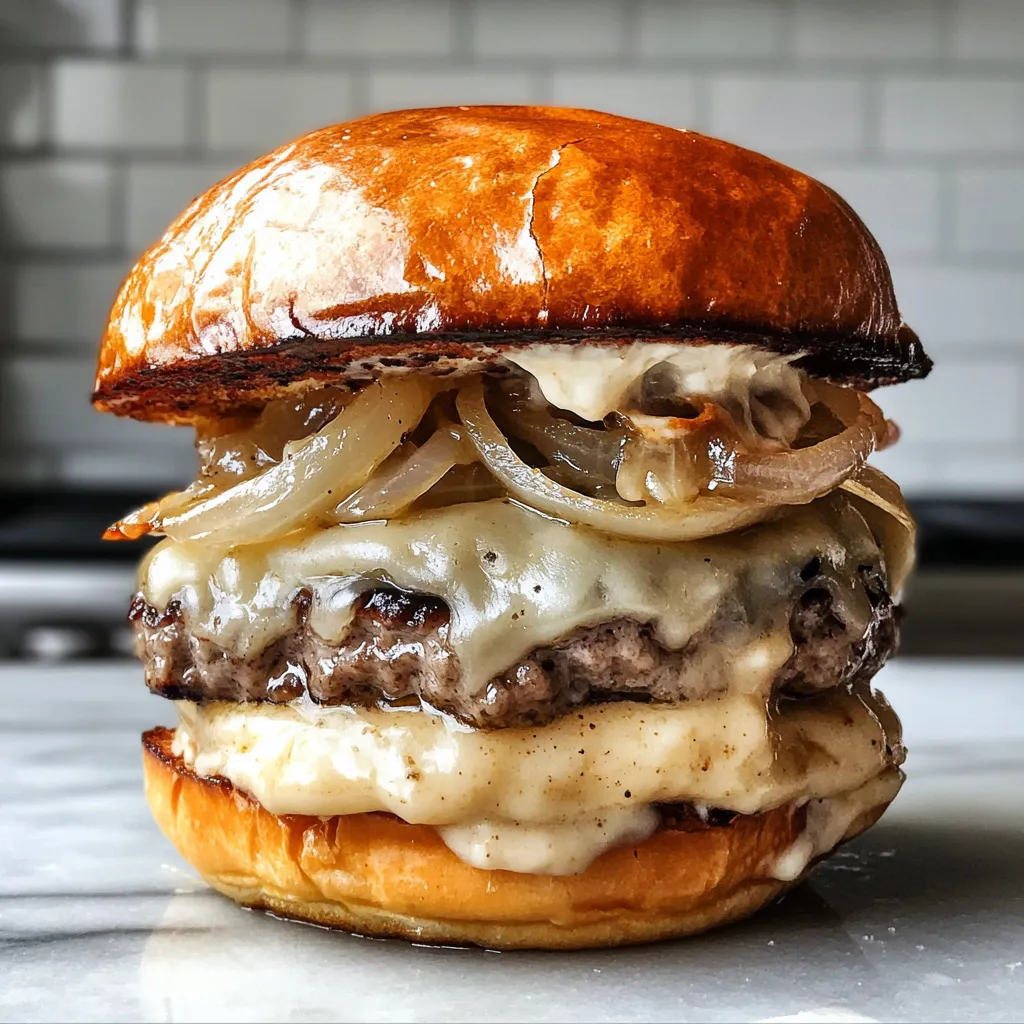 Photo of featured for Savor the Flavor: Irresistible French Onion Soup Burgers You Need to Try