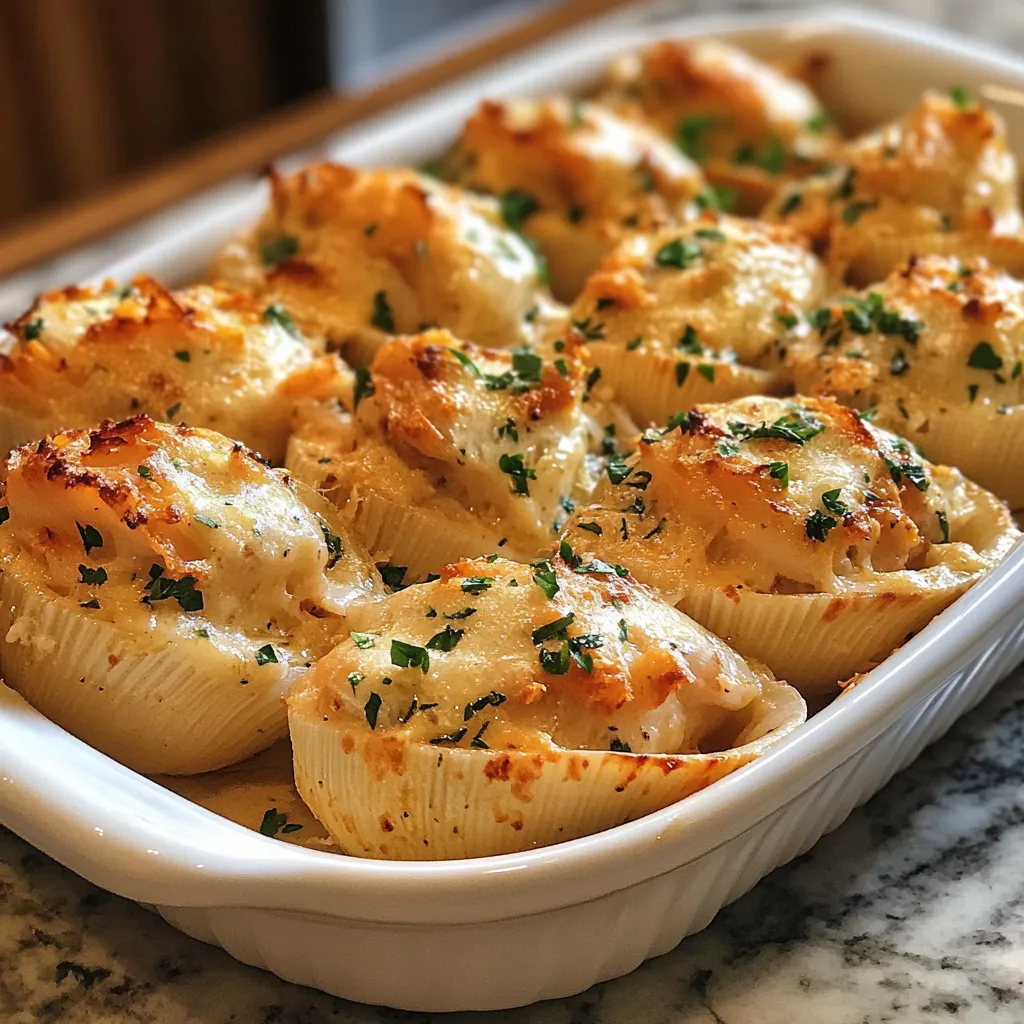 Photo of featured for Indulge in Decadence: Garlic Butter Lobster Stuffed Shells Delight