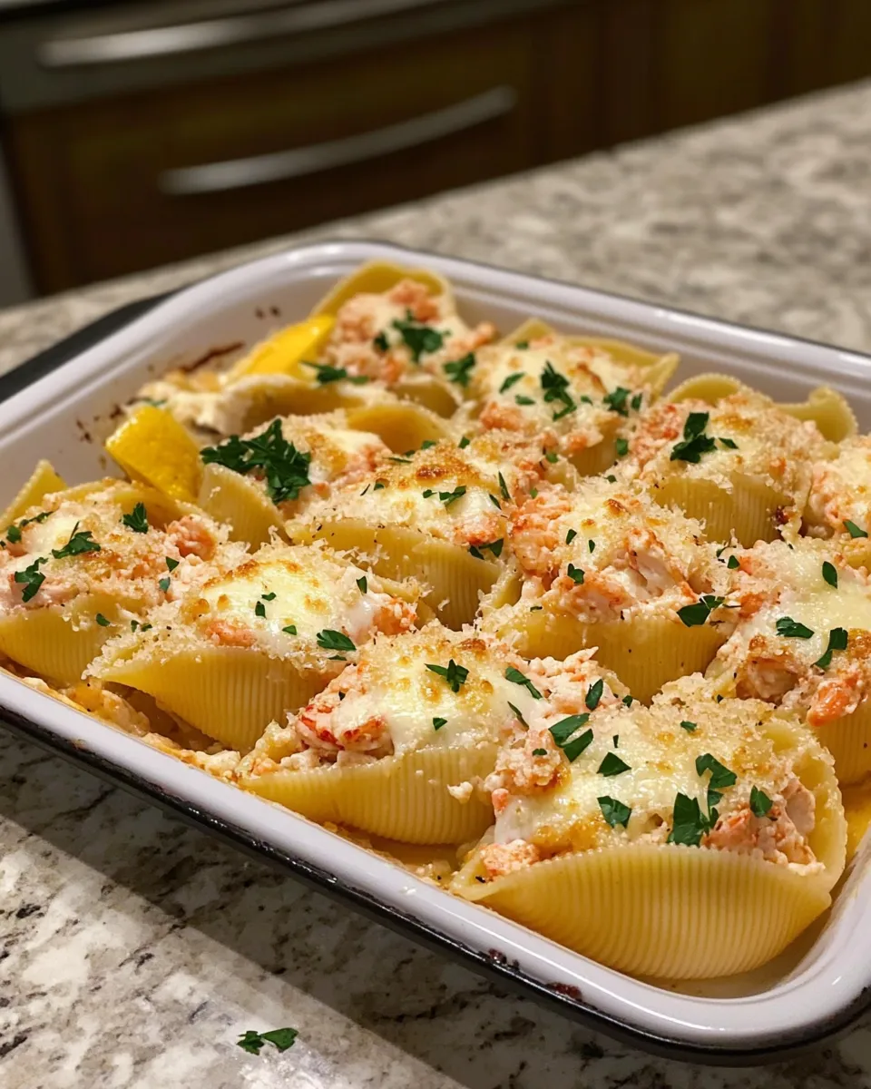 Ingredients for Indulge in Decadence: Garlic Butter Lobster Stuffed Shells Delight