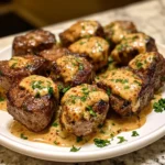 Photo of featured for Sizzle and Spice: Irresistible Garlic Butter Steak Bites with Chipotle Cheddar