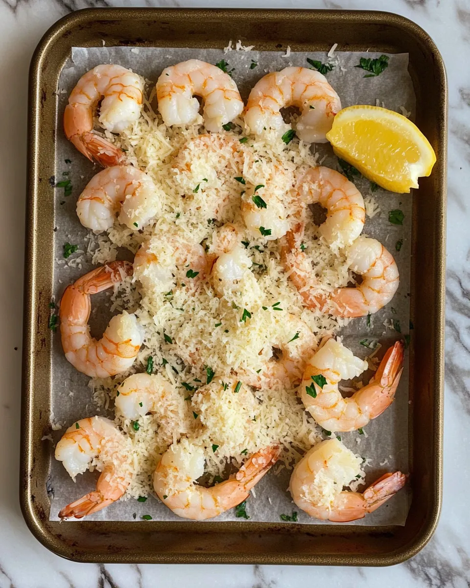 Ingredients for Savor the Flavor: Irresistible Garlic Parmesan Baked Shrimp Recipe
