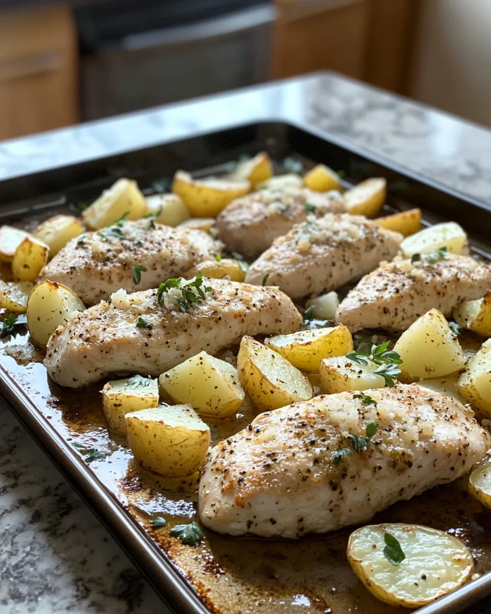 Ingredients for Savory Garlic Parmesan Chicken Potatoes: A Comfort Food Delight