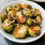 Photo of featured for Savor the Flavor: Irresistible Garlic Parmesan Roasted Brussels Sprouts