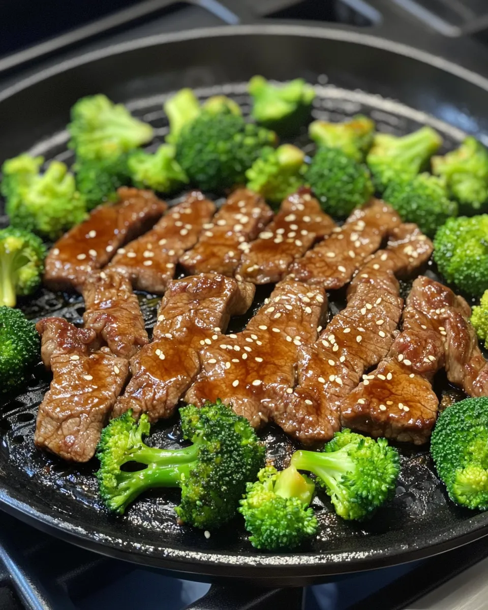 Ingredients for Sizzle and Savor: Griddle Teriyaki Steak & Broccoli Delight