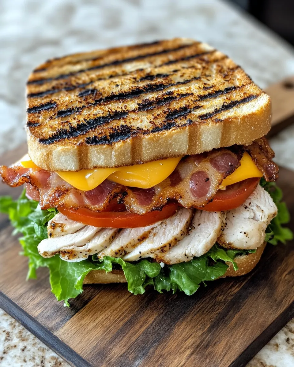 Ingredients for Savor the Layers: The Ultimate Grilled Chicken Club Sandwich Experience