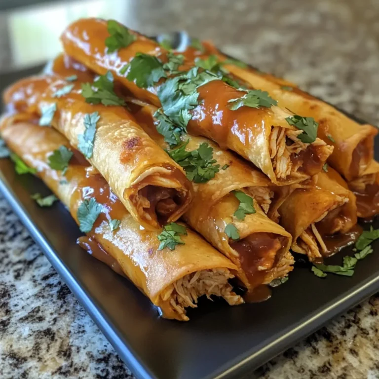 Photo of featured for Sweet and Savory Delight: Honey BBQ Slow Cooker Chicken Taquitos You’ll Crave