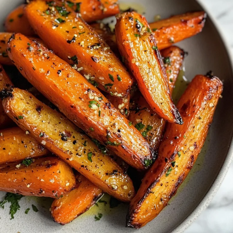 Photo of featured for Sweet and Savory Delight: Honey Garlic Butter Roasted Carrots That Steal the Show
