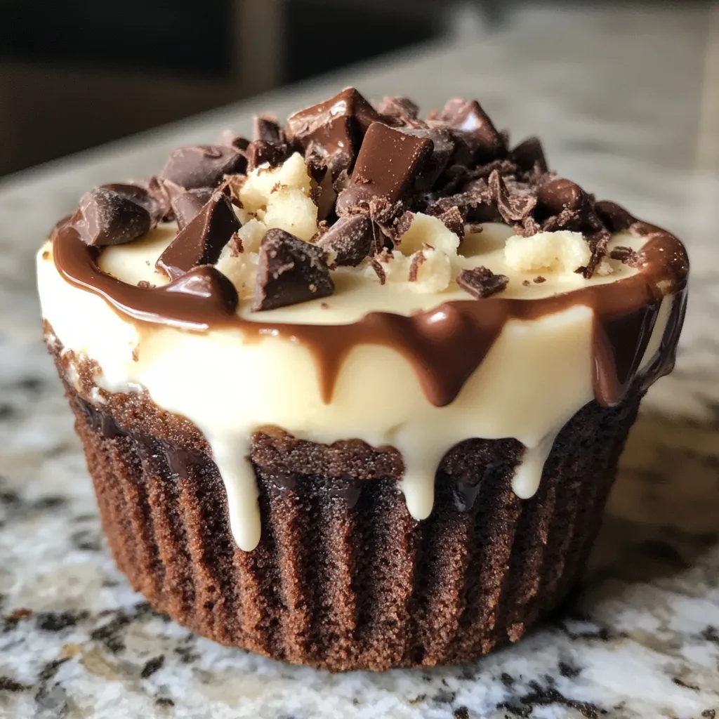 Photo of featured for Indulge in Decadence: The Ultimate Loaded Brownie Cheesecake Cup Delight