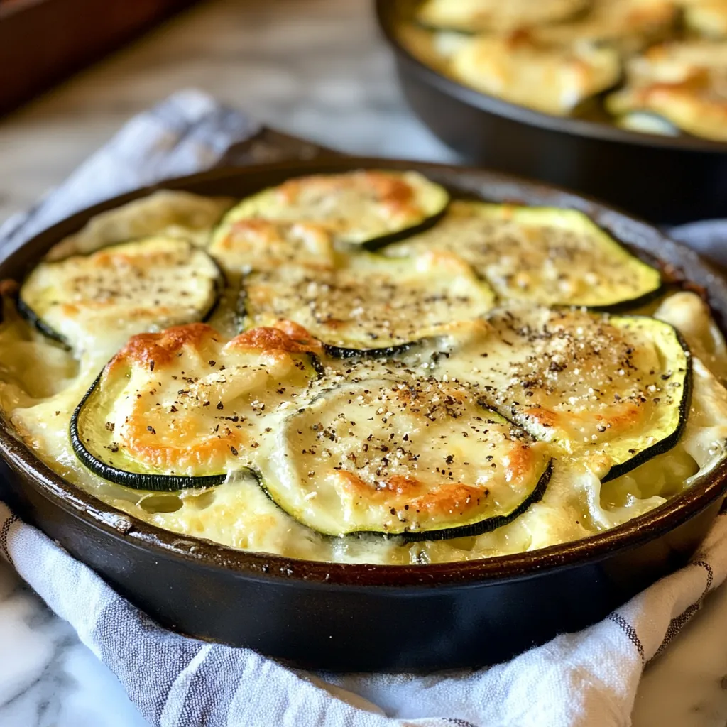 Photo of featured for Savor the Flavor: One Pan Baked Zucchini Cheese Delight