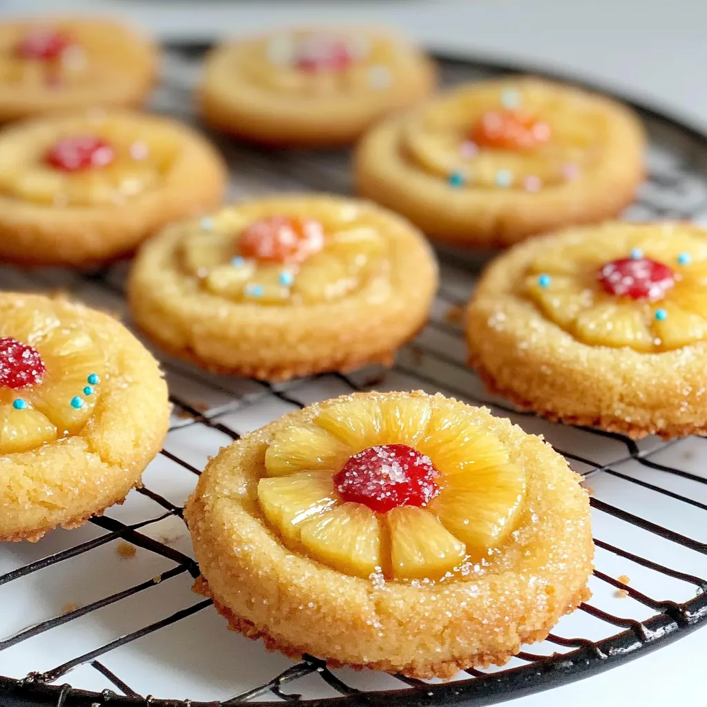 Photo of featured for Pineapple Upside-Down Cookies: A Tropical Twist on a Classic Treat