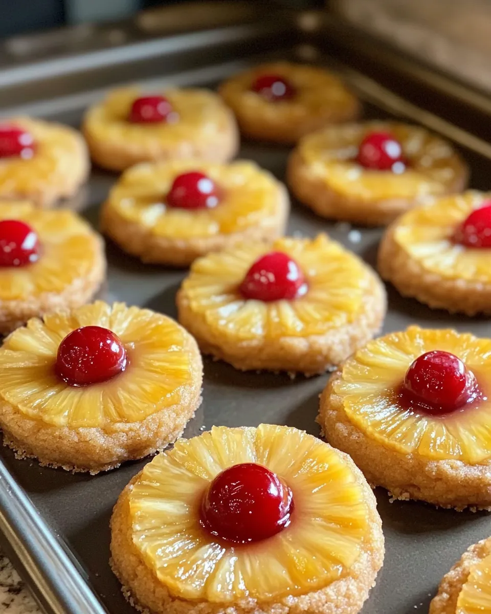 Ingredients for Pineapple Upside-Down Cookies: A Tropical Twist on a Classic Treat