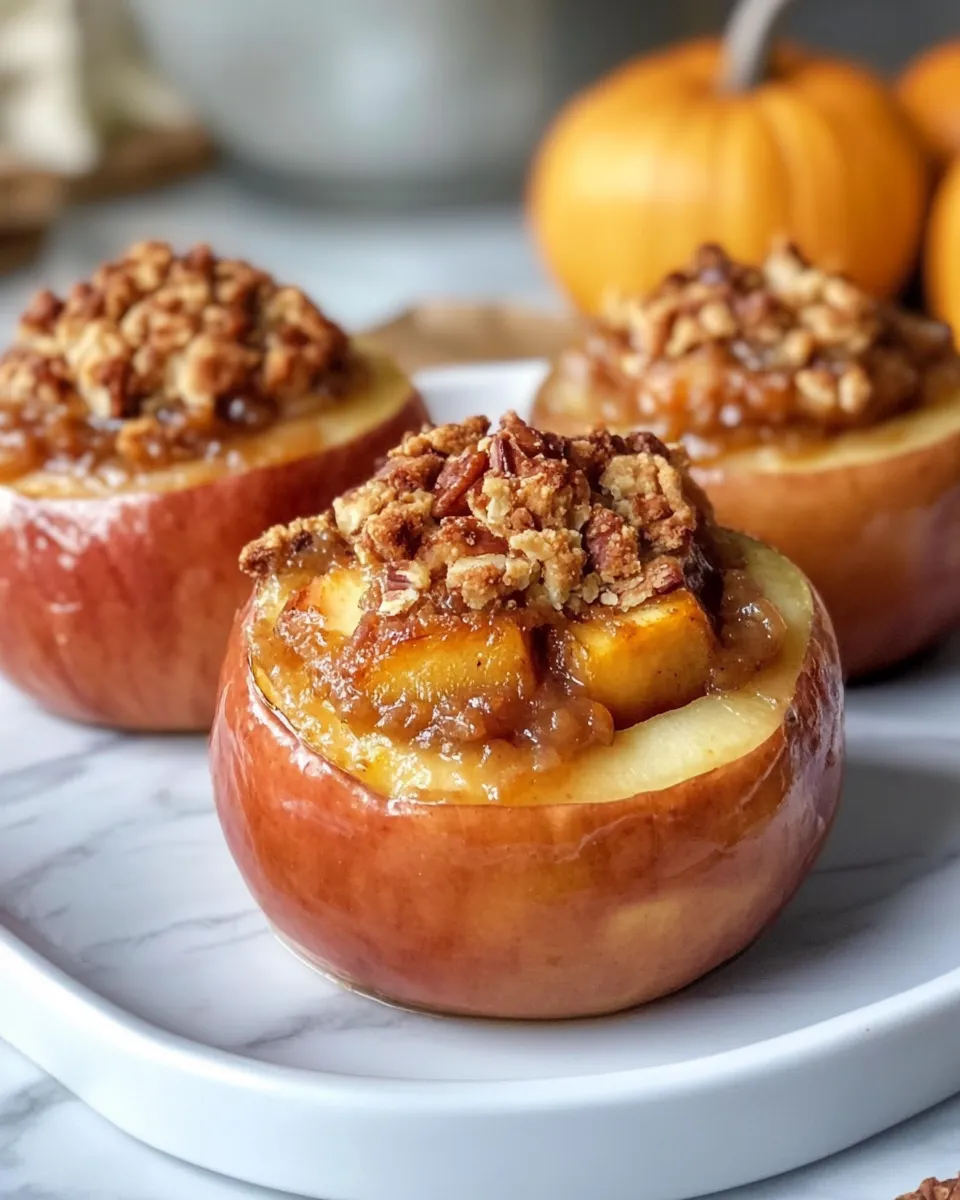 Ingredients for Delightful Fall Treats: Pumpkin Pie Stuffed Baked Apples