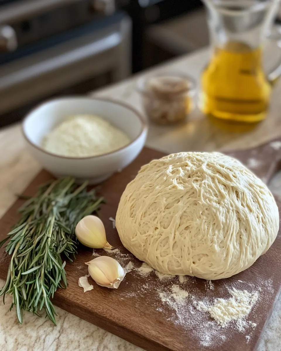 Ingredients for Savor the Flavor: Bake Your Own Rustic Garlic Rosemary Artisan Loaf