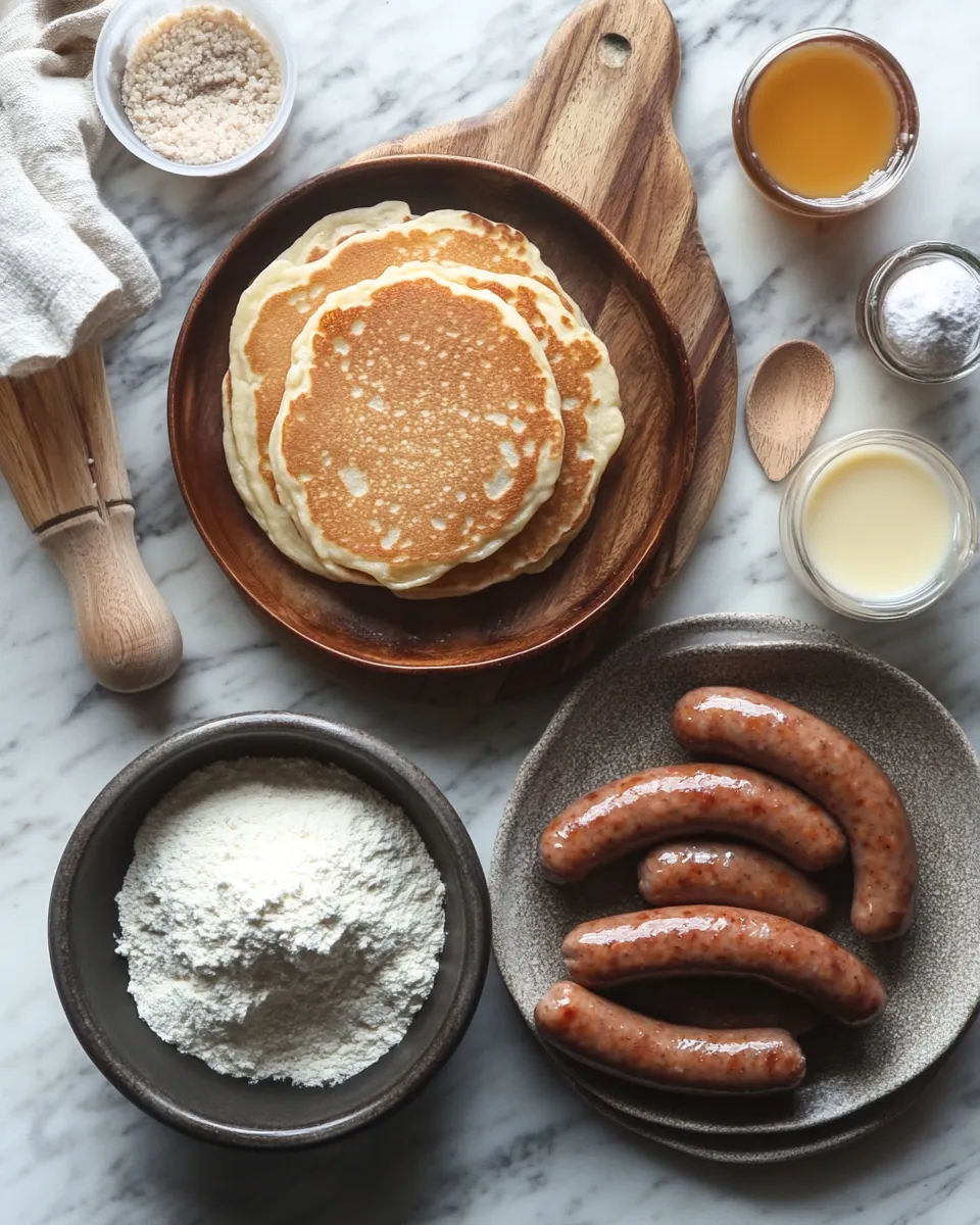 Ingredients for Sausage Dipped Pancakes: A Deliciously Fun Breakfast Adventure