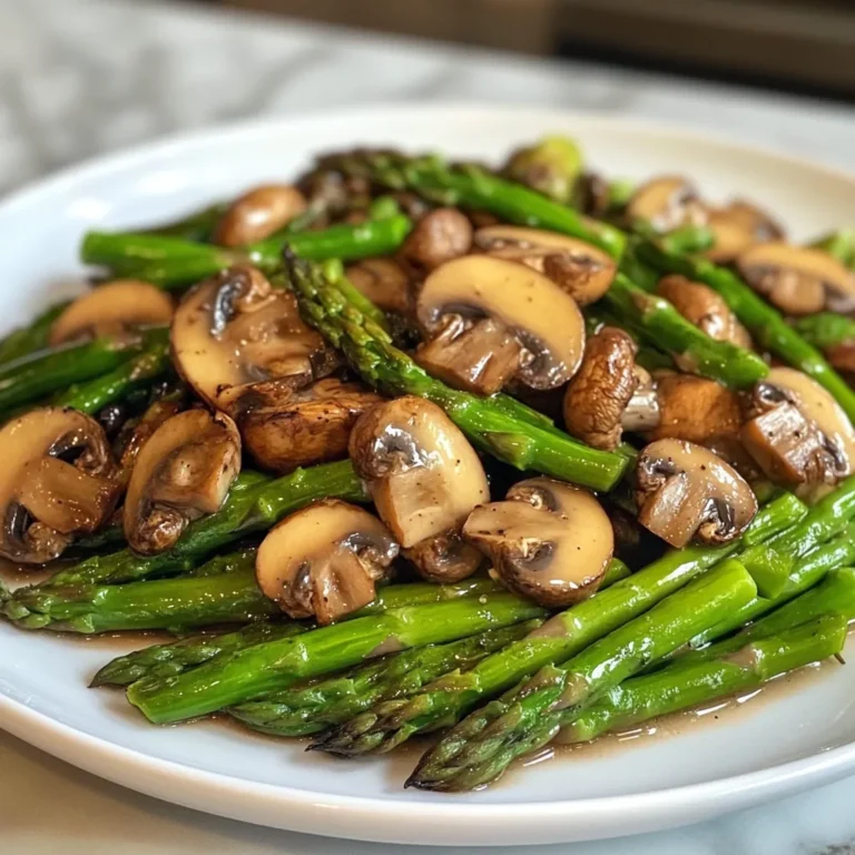 Photo of featured for Savor the Flavor: Irresistibly Sautéed Asparagus and Mushrooms Delight